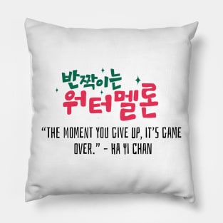 Twinkling Watermelon Korean Drama Quote Pillow