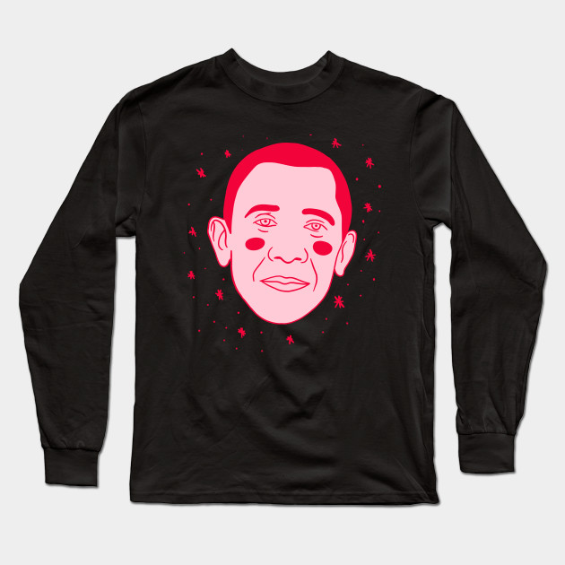 Obama Anime Funny Obama Anime Long Sleeve T Shirt Teepublic