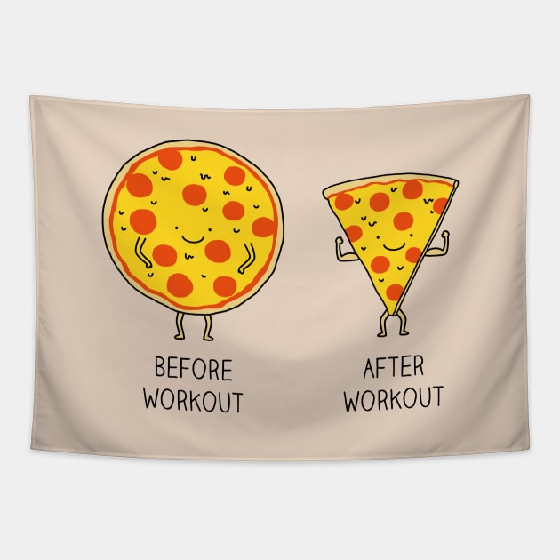 Workout Tapestry by milkyprint