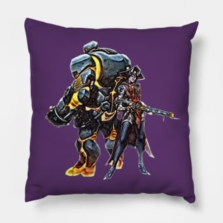 Overwatch Ashe Warlock Halloween Skin Pillow