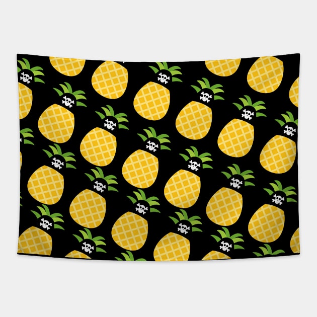 Halloween Pineapple Tapestry by trendybestgift