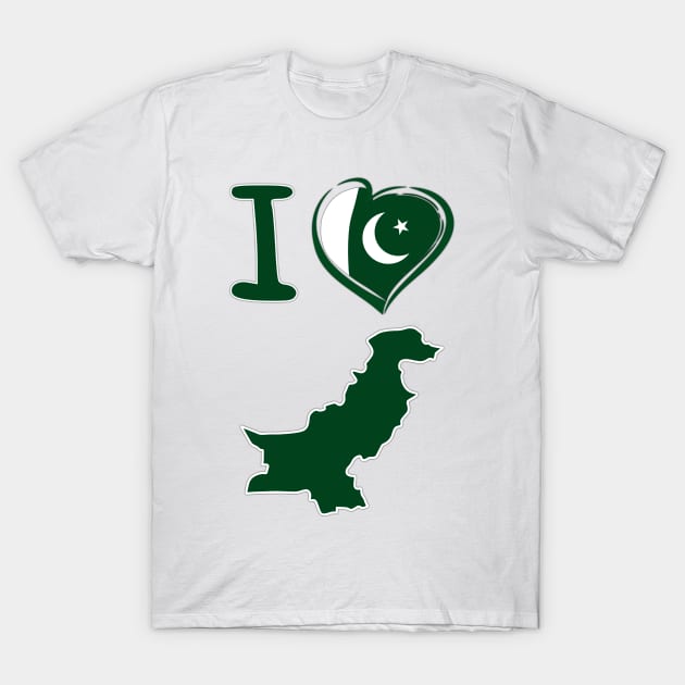 Unisex Nation T-shirt Pakistan Pakistani T-shirts