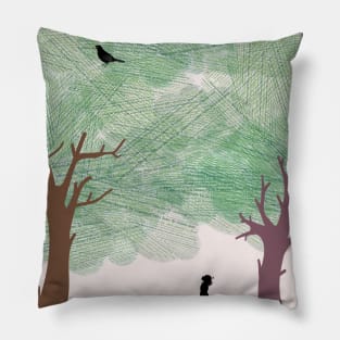 Lost in thoughts Pillow