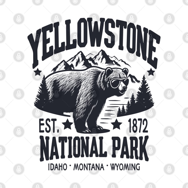 Yellowstone National Park: A Timeless Wilderness Haven Since 1872 by Meryarts