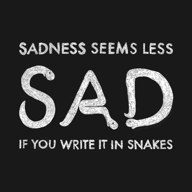 Sad Snakes by martinascott