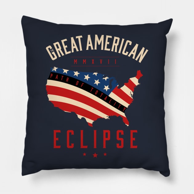 Great American Eclipse: OBEY Pillow by Black Otter