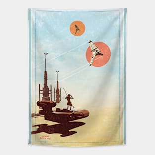 Harvest Dreams - After Banksy Tapestry