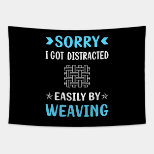 Distracted Weaving Weaver Tapestry