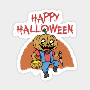 Kawaii Pumpkin Heads Magnet