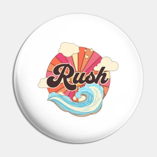 Rush Ocean Summer Pin