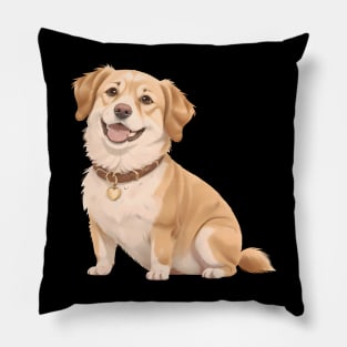 Cheerful Golden Gaze Pillow