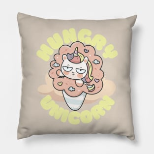 Hungry Unicorn Pillow