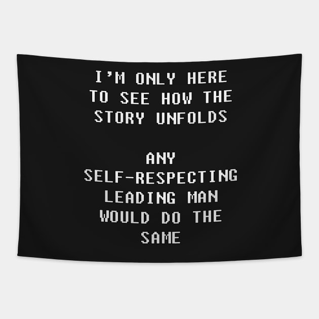 Balthier Final Fantasy XII - Self respecting leading man quote Tapestry by thethirddriv3r