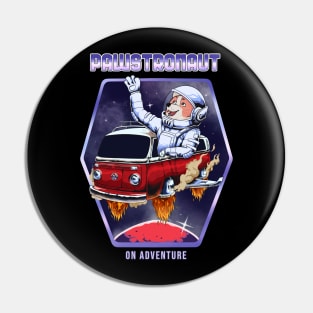 Pawstronaut on Adventure Pin