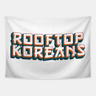 Rooftop Koreans Tapestry