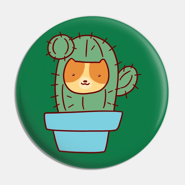 Cat Face Cactus Pin by saradaboru