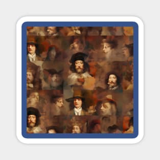 Rembrandt Paintings Mashup Magnet