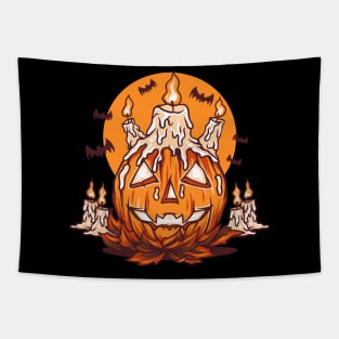 The Possessed Pumpkin Tapestry