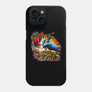 Daylight Moon Tattoo Gulfport MS Phone Case