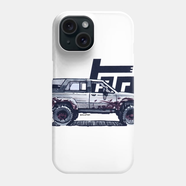 1st Gen 4Runner TRD - Ghost Phone Case by robert1117