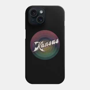 retro vintage circle Kansas Phone Case