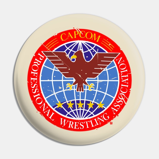 CAPCOM Pro Wrestling Association Pin by PickledGenius