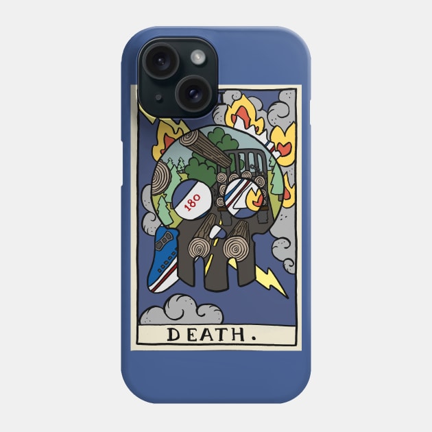 Horror Arcana - Death Phone Case by pinxtizzle