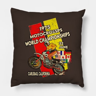 Motocross // World Championships 1975 Pillow