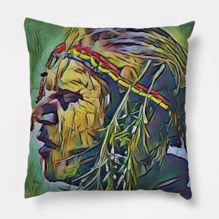 Face of a warrior Pillow