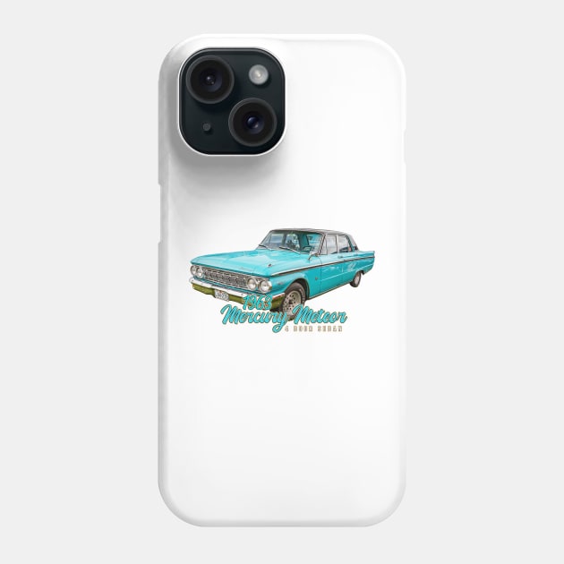 1963 Mercury Meteor 4 Door Sedan Phone Case by Gestalt Imagery