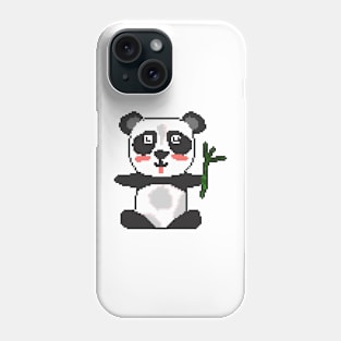 Panda Love: Pixel Art Panda Design for Charming Fashion Phone Case