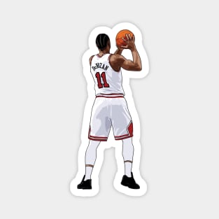 DeMar DeRozan Vector Back Magnet