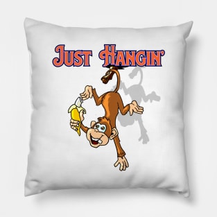 Monkey Just hangin version 2 gift Pillow