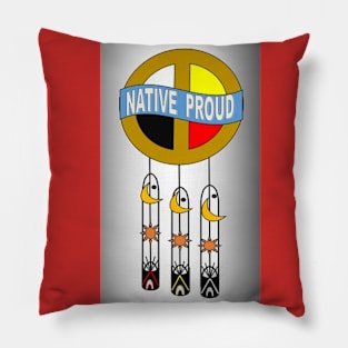 Native Proud Honoring the Ancestors Pillow