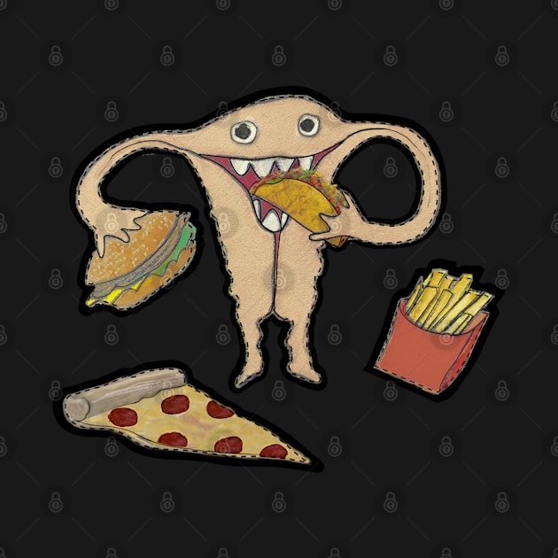 Hungry Uterus w/o Text by KIMYKASK