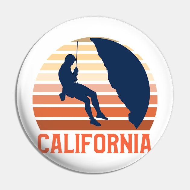 California Sunset, Orange and Blue Sun, Gift for sunset lovers T-shirt, Umbrella and a Guy Pin by AbsurdStore