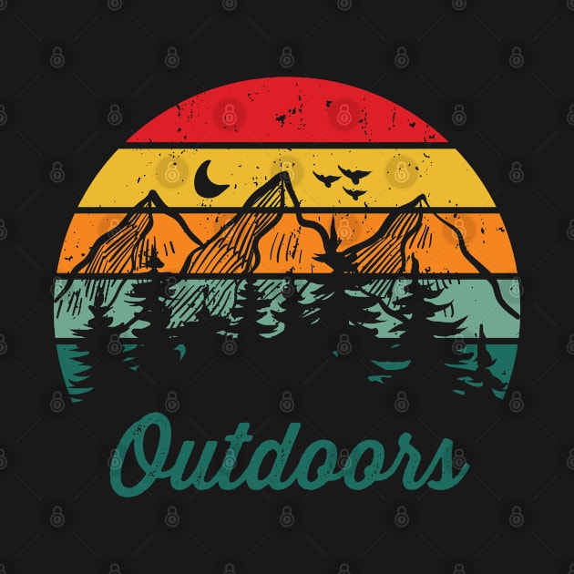 Outdoors - For Camper and Hikers by Graphic Duster