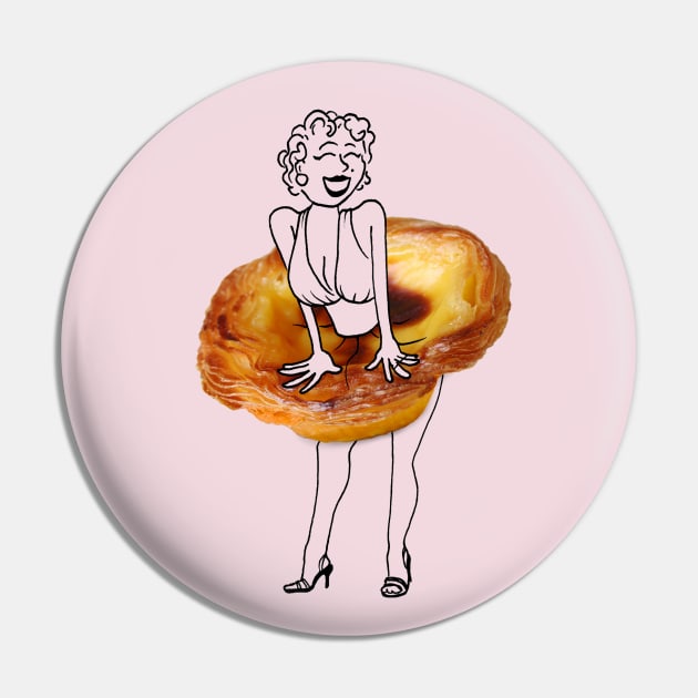 Pastel de nata - Marilyn's skirt Pin by MassimoFenati