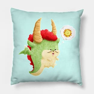 Dragon Think a Happy Thought Pillow