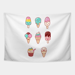 Ice Cream Emoji Complete Pack Tapestry