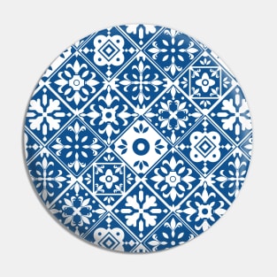 Geometric Mediterranean pattern Pin