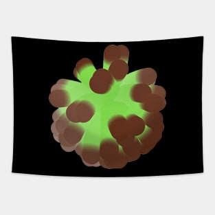 Abstrac Green Art Tapestry