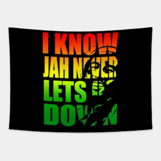 I KNOW JAH NEVER LETS US DOWN Tapestry