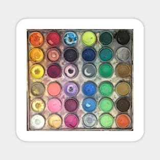 Watercolor Palette Magnet