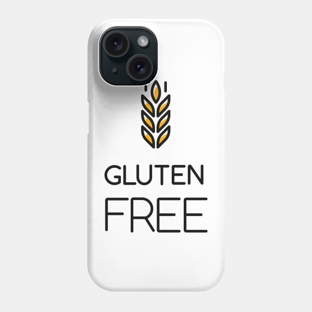 Gluten free sign Phone Case by Gluten Free Traveller