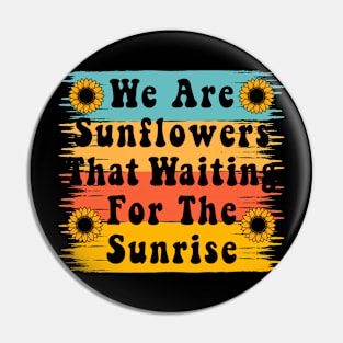 Sunflower Sunshine Summer T-Shirt Pin