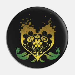 Underheart - Flowey Yellow Pin