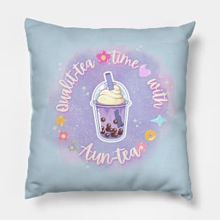 Quali-tea Time with Aun-tea Pillow