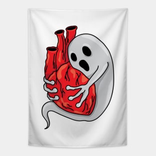 Ghoulish Heart Tapestry