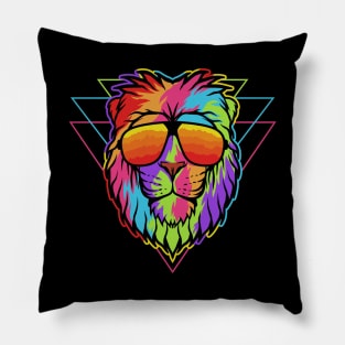 Lion Animal Artwork Pillow